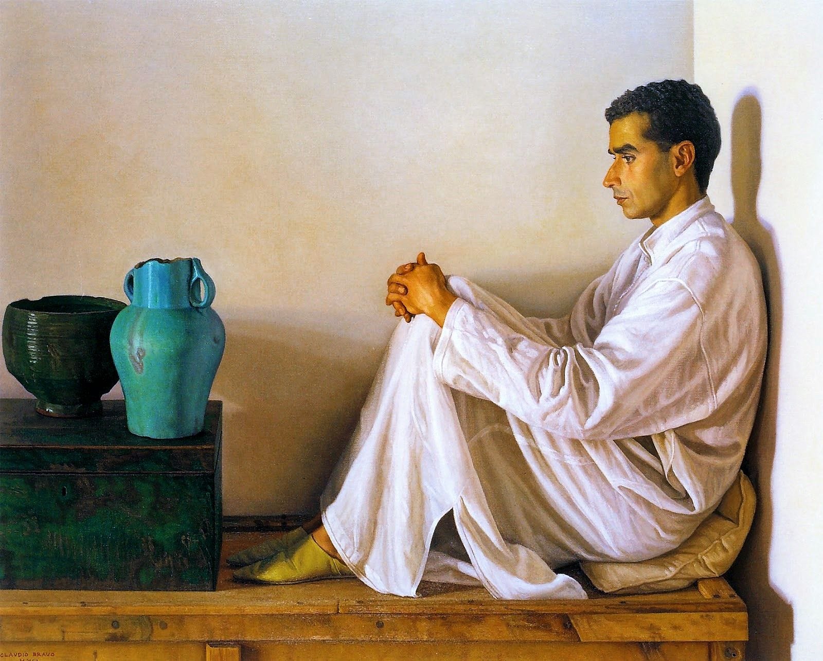 Painting - Contemplation by Claudio Bravo
