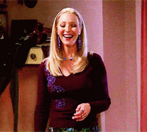 Phoebe laughing