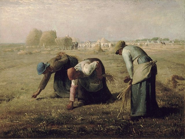 The Gleaners, painting by Jean-Francois Millet